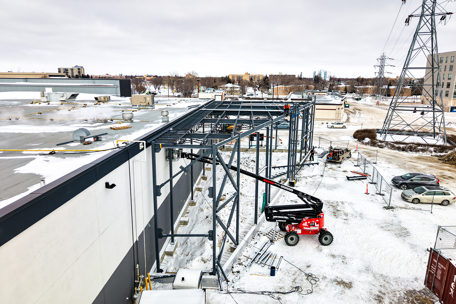 1148 Taylor - New Construction - Structural steel erection