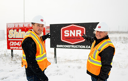 SNR Construction - New Signage