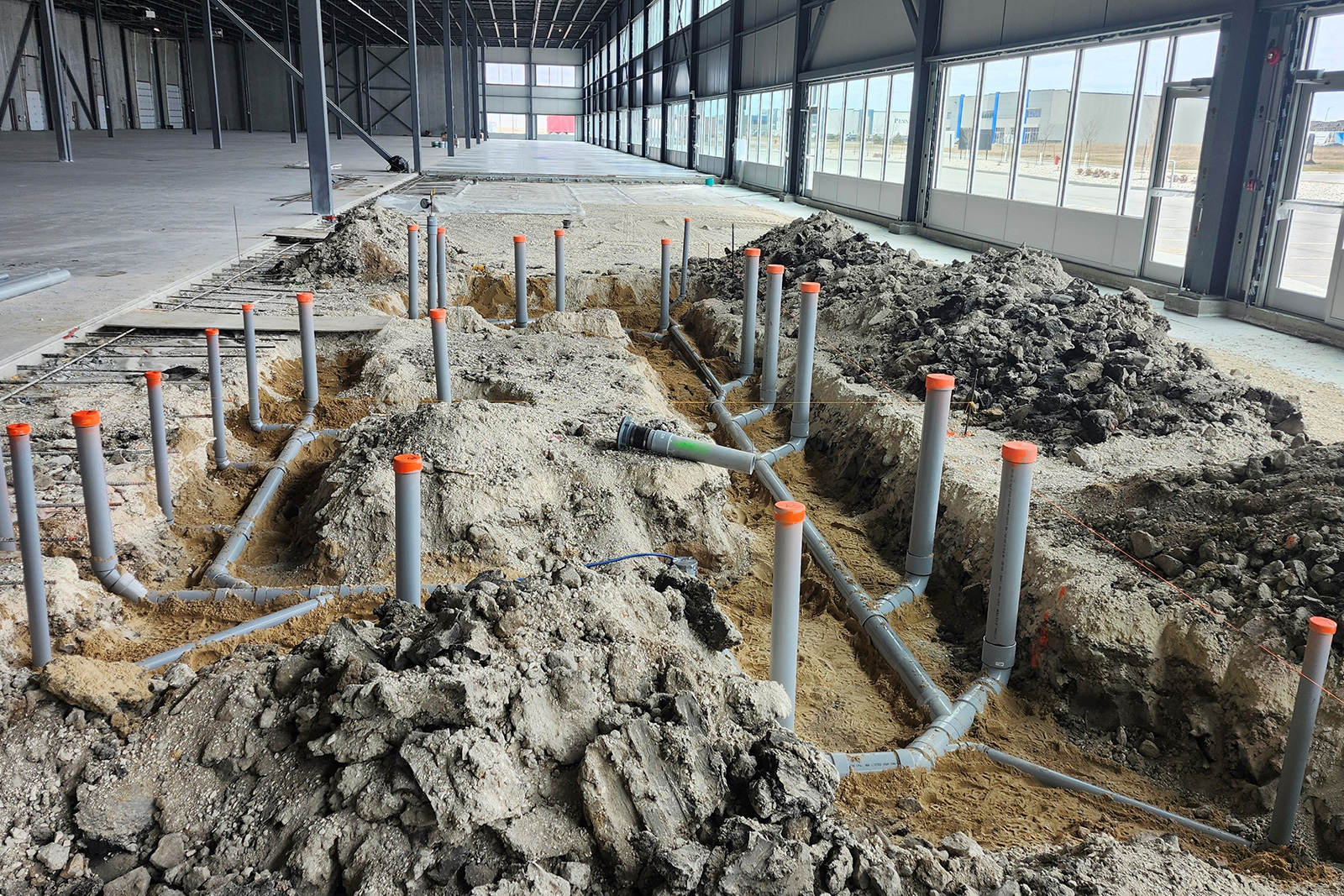 Artik - Tenant Fit Up - Underground plumbing rough-in