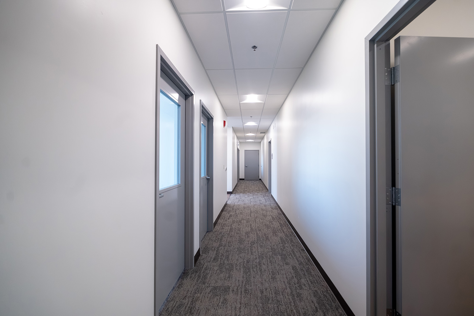 Artik - Tenant Fit Up - Completed office corridor
